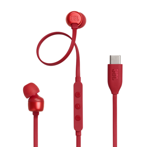 [JBLT310CREDAM] Auriculares JBL Tune 310C USB Rojo
