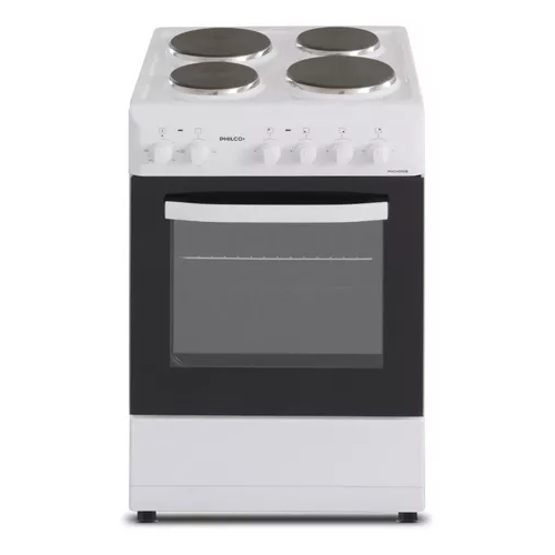 Cocina Electrica Philco 4 Hornallas 50cm Plata